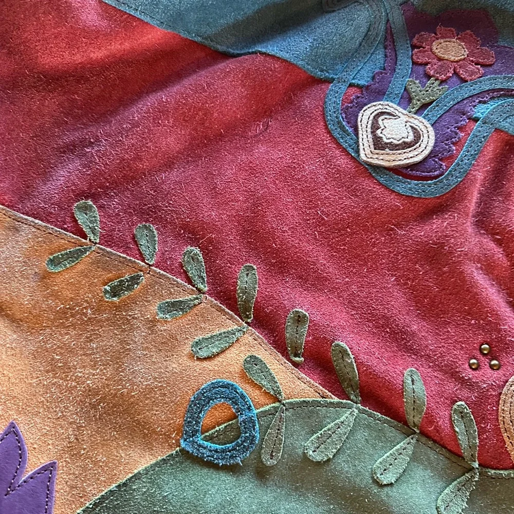 Embroidered Multicolor Women's Bag - Picture 3 of 8